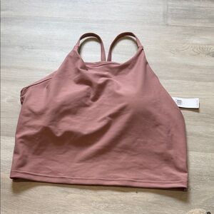 NWT OLD NAVY, ACTIVE POWER, SOFT, LIGHT SUPPORT Dusty Pink Tank Top